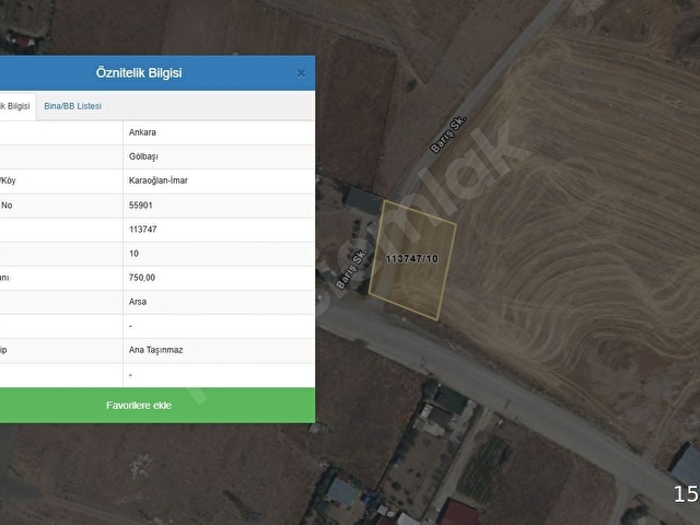 KARAOĞLAN da 750 m2 Müstakil Tapulu Arsa - Görsel 9