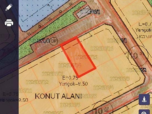 TEMELLİ GAZİDE 628 m2 TEK TAPU 3 KAT KONUT İMARLI ARSA - Görsel 6