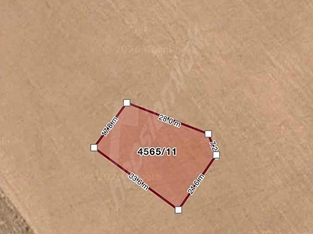 ELMALIKTA SATILIK 733 M² İMARLI ARSA