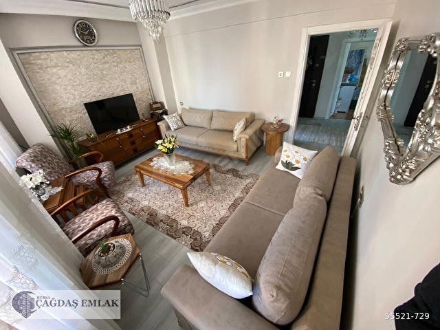 OSMANGAZİ HAMZABEY’DE 3+1 İÇİ YAPILI OTOPARKLI SATILIK DAİRE - Görsel 3