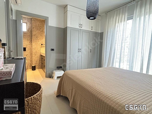 ESGYODAN BODRUM TÜRKBÜKÜNDE DENİZ MANZARALI, HAVUZLU VİLLA - Görsel 19