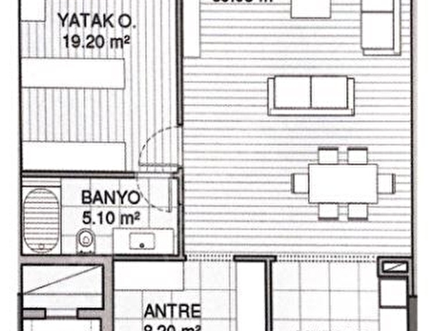 YALI ATAKÖY de 1+1 BOŞ VEYA MÖBLELİ GÜNEY 99m2 DENİZ MANZARALI - Görsel 5