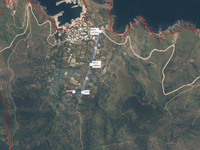 ERDEK KESTANELİKTE SATILIK DENİZ MANZARALI ARSA (309 m²)