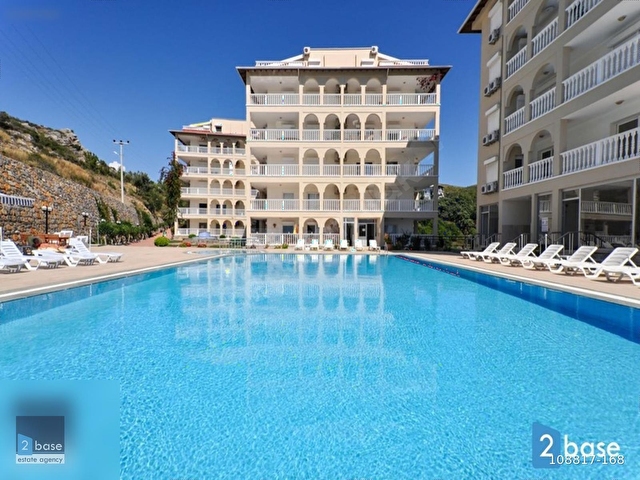 Alanya Demirtaşta  Okyanus sitesinde satılık  Doğa ve Deniz Manzaralı Şahane 2+1 Daire - Görsel 23