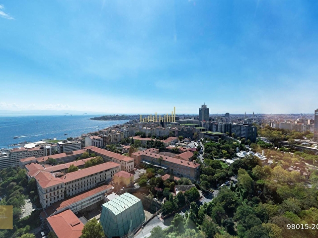 Süzer Plaza Ritz Carlton Full Boğaz Manzaralı Satılık 1+1 Daire