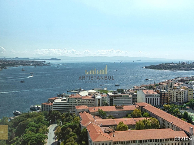 Süzer Plaza Ritz Carlton Full Boğaz Manzaralı Satılık 1+1 Daire