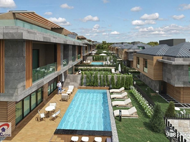 Beylikdüzü Kavaklı da Satılık Havuz ve Bahçeli Ultra Lüks Kelepir Villa - Görsel 13