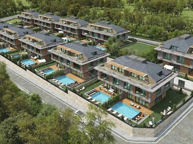 Beylikdüzü Kavaklı da Satılık Havuz ve Bahçeli Ultra Lüks Kelepir Villa - Görsel 15