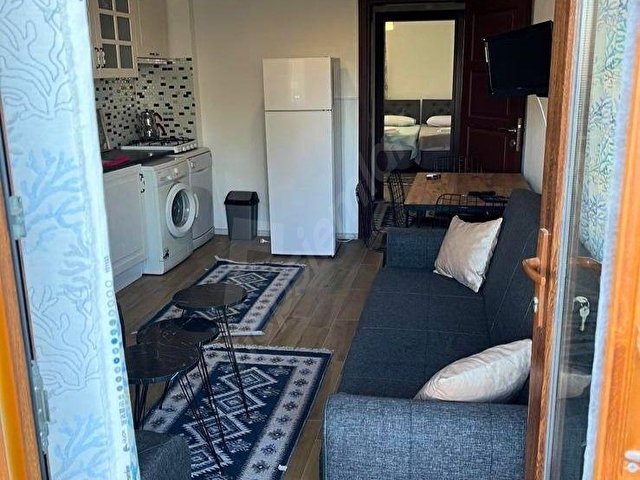 DATÇA MERKEZDE DENİZ MANZARALI EŞYALI YILLIK KİRALIK 1+1 DAİRE - Görsel 6
