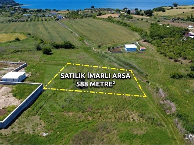 Çanakkale Lapseki Kangırlı’da Denize 600m Mesafede Altyapılı İmarlı Arsa