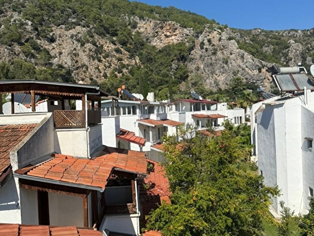 SARIGERME AKDENİZ EVLERİN DE HAVUZLU SİTE İÇERSİNDE EŞYALI 3+1 DUBLEX KİRALIK - Görsel 22