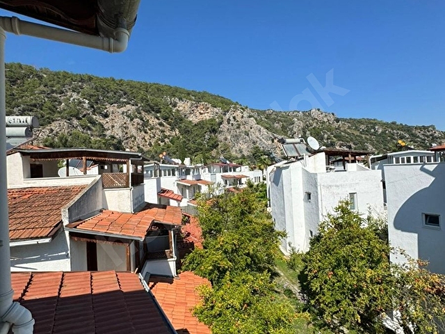 SARIGERME AKDENİZ EVLERİN DE HAVUZLU SİTE İÇERSİNDE EŞYALI 3+1 DUBLEX KİRALIK - Görsel 21