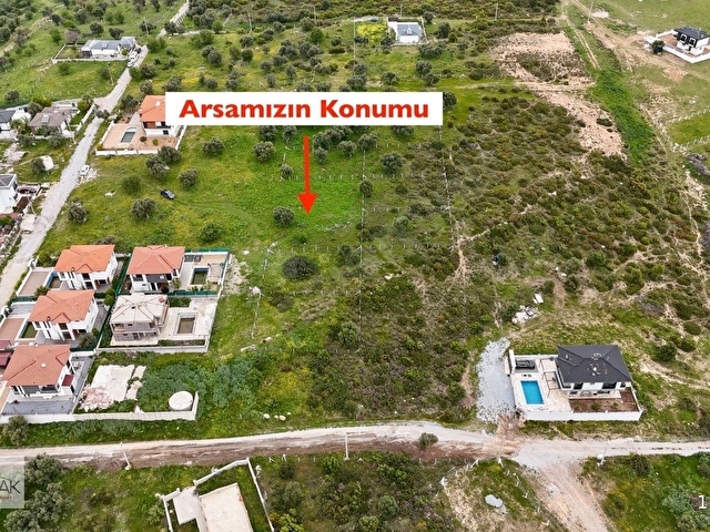 DİDİM Zümrüttepede 400 m2 Villa Arsası