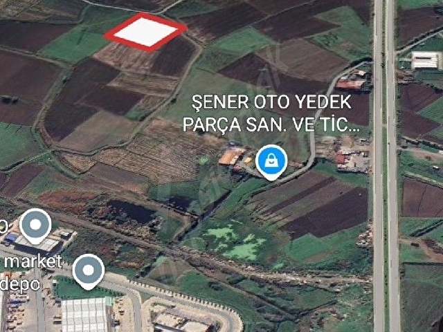 LERMİOĞLU EMLAK,DAN SATILIK TİCARİ İMARLI ARSA SAMSUN TEKKEKÖY LOJİSTİK MERKEZİ KARŞISINDA 3.469M² - Görsel 4