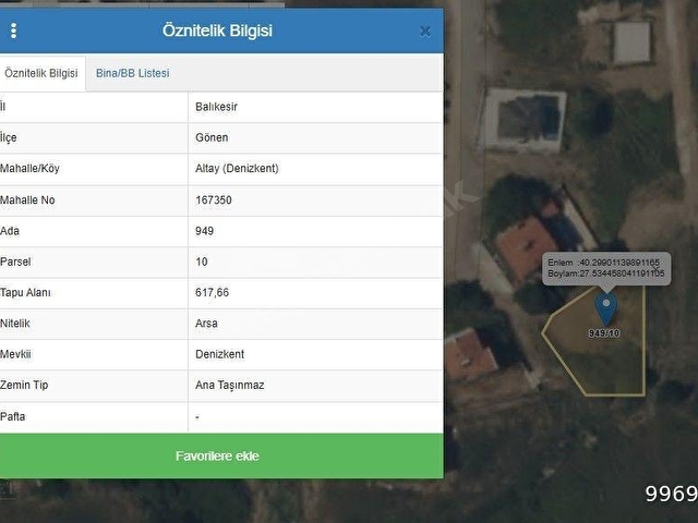 DENİZKENT MERKEZ BÖLÜMDE SATILIK 617 m2 ARSA - Görsel 17