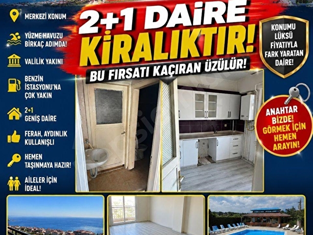cıtlakkalede valılık yakınında kıralık 2+1 daıre