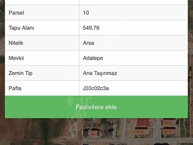 HOCA AHMET YESEVİ 550m2 VİLLA PARSELİ - Görsel 4