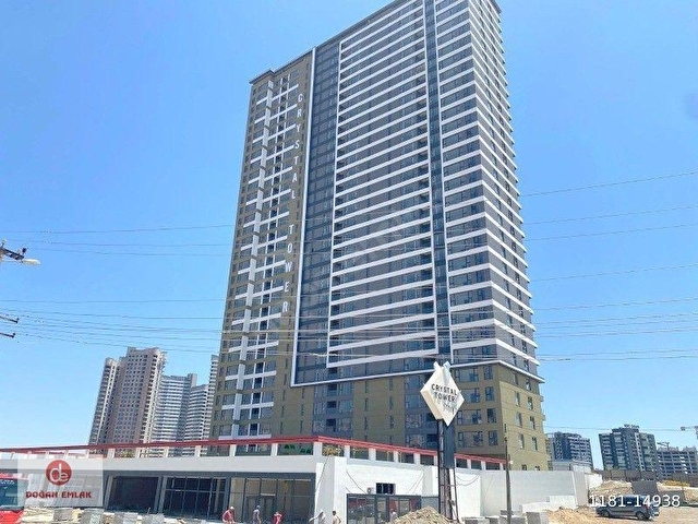 KOMİSYONSUZ! CRYSTAL TOWERSDA MODERN MİMARİ AMERİKAN MUTFAKLI PANORAMİK 2+1
