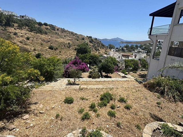 Bodrum Bağla Bankev Sitesinde Deniz Manzaralı Bahçeli 2+1 - Görsel 21