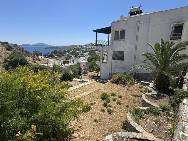 Bodrum Bağla Bankev Sitesinde Deniz Manzaralı Bahçeli 2+1 - Görsel 27