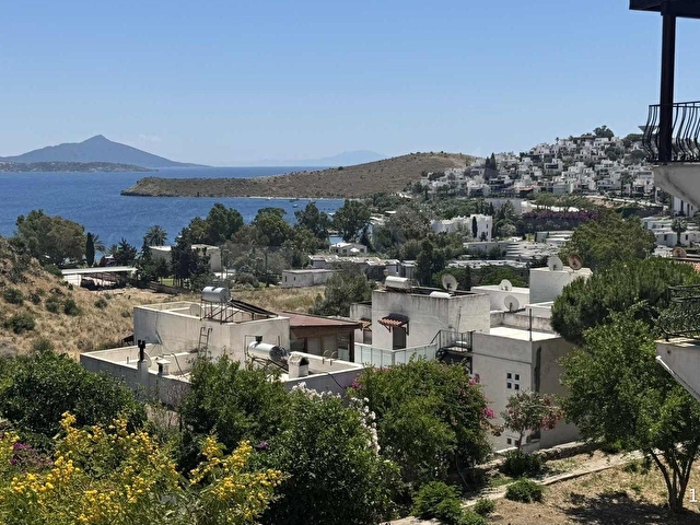 Bodrum Bağla Bankev Sitesinde Deniz Manzaralı Bahçeli 2+1 - Görsel 25