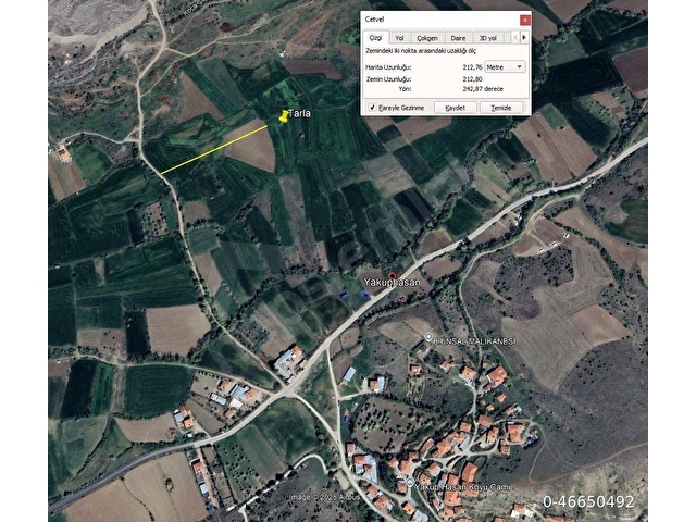 Kahramankazana 14 km  Müstakil Tapulu 2422 m2  Tarla - Görsel 5