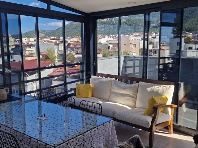KUŞADASI GÜZELÇAMLI’DA 4 + 1 ODALI DOĞA MANZARALI   KAPALI GARAJLI SATILIK DUBLEKS DAIRE