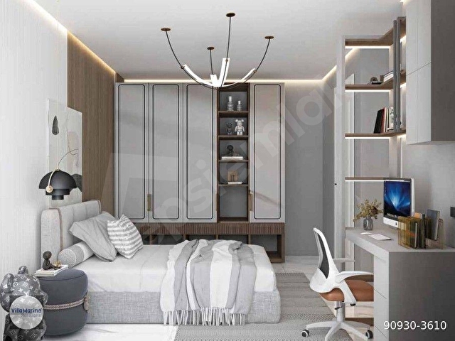 Kuşadası Lüks Villa -  Akıllı Ev, Özel Havuz, Geniş Bahçe - Görsel 29