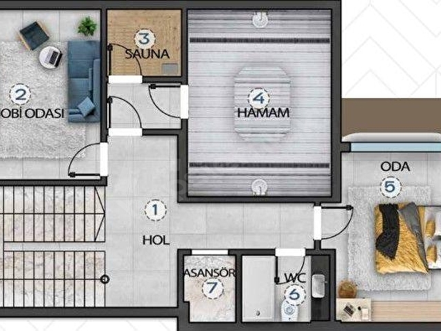 Kuşadası Lüks Villa -  Akıllı Ev, Özel Havuz, Geniş Bahçe - Görsel 30