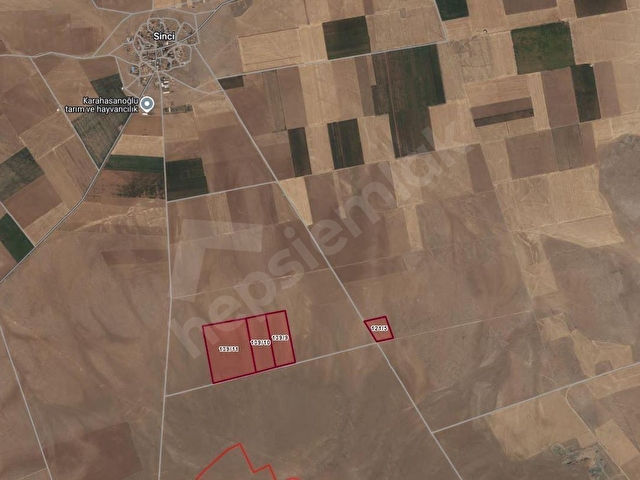 KARAMAN KAZIMKARABEKİR SİNCİ MARJİNAL YAZISI ALINMIŞ 207.160m2 SATILIK ENERJİ TARLASI