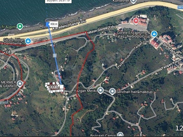 GİRESUN GÖRELE HAYDARLIDA SATILIK 4600M2 FINDIK BAHÇESİ