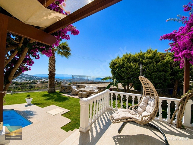 Bodrum Yalıkavak satılık villa özel havuz manzaralı müstakil ev - Görsel 5