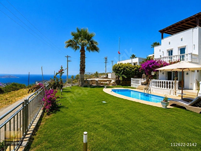 Bodrum Yalıkavak satılık villa özel havuz manzaralı müstakil ev - Görsel 12
