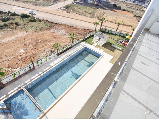 Antalya Aksu Altıntaşta Kiralık Modern Mobilyalı 1+1 Katta Daire - Görsel 25