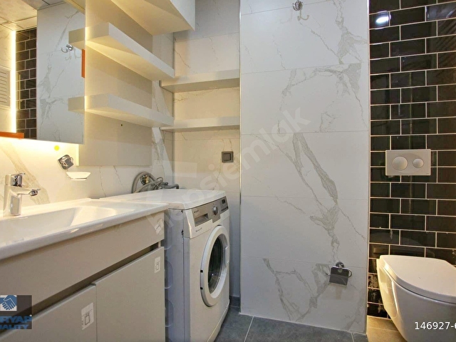 Antalya Aksu Altıntaşta Kiralık Modern Mobilyalı 1+1 Katta Daire - Görsel 21