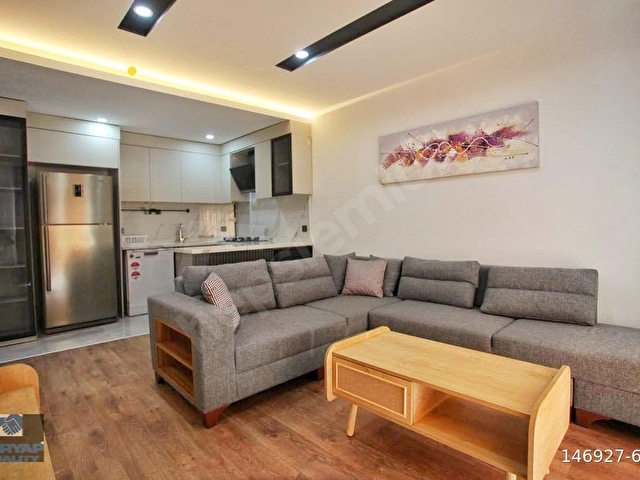 Antalya Aksu Altıntaşta Kiralık Modern Mobilyalı 1+1 Katta Daire - Görsel 11