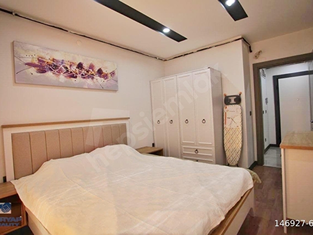 Antalya Aksu Altıntaşta Kiralık Modern Mobilyalı 1+1 Katta Daire - Görsel 16