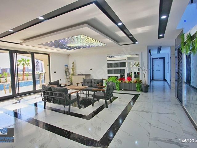 Antalya Aksu Altıntaşta Kiralık Modern Mobilyalı 1+1 Katta Daire - Görsel 26