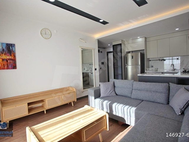 Antalya Aksu Altıntaşta Kiralık Modern Mobilyalı 1+1 Katta Daire - Görsel 9