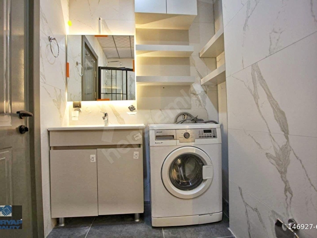 Antalya Aksu Altıntaşta Kiralık Modern Mobilyalı 1+1 Katta Daire - Görsel 20