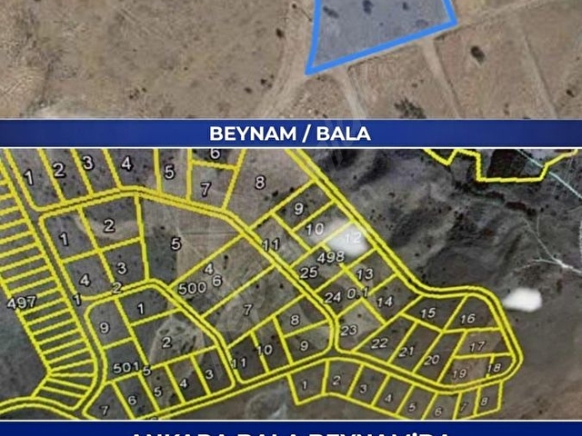 ANKARA BALA BEYNAM DA İMARLI YATIRIMLIK KOOPERATİF ARSA