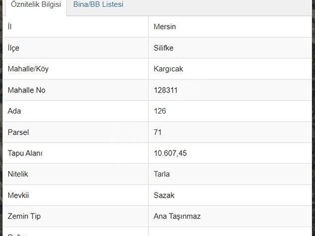 SATILIK SİLİFKE KARGICAK KÖYÜ 10.607 m² ZEYTİN BAHÇESİ - Görsel 4