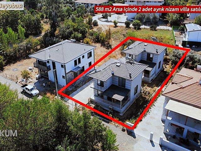 YÜKSEKKUMdan Köyceğiz Beyobasında Lüks 3+1 Villa Satılık