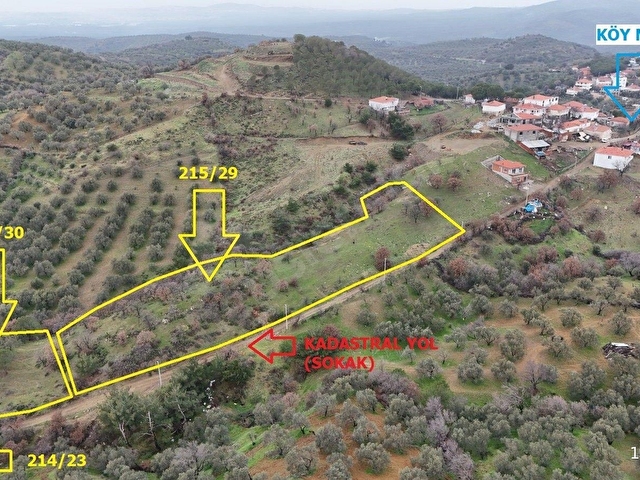 SUNAL EMLAK / HACIHÜSEYLER KÖY KENARI HARİKA ARAZİLER/ARSA ADAYI