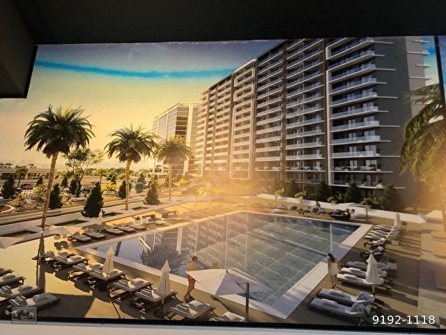 Manisa Meydan sitesinde 1+1 kiralık havuz ve AVM. Cepheli eşyalı  cadde cepheli - Görsel 4