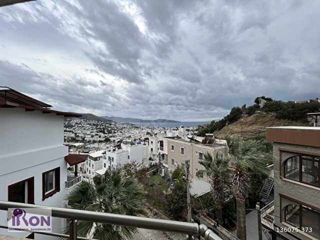 BODRUM YOKUŞBAŞINDA KİRALIK KALE VE DENİZ MANZARALI 2+1 DAİRE