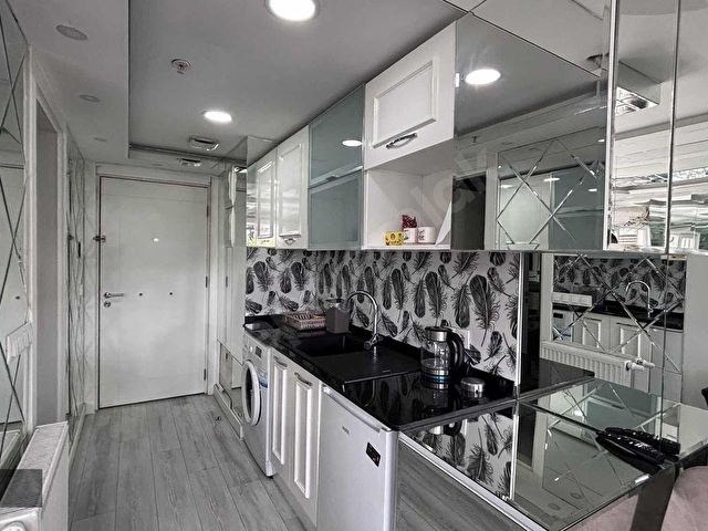 DAP İZMİR KULEDE ÖZEL DİZAYN 1+0 EŞYALI KİRALIK DAİRE - Görsel 5