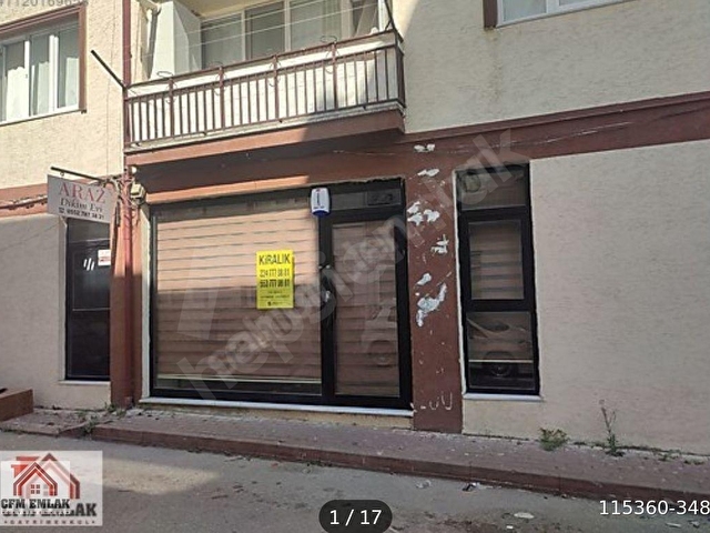 YENİCE MAHALLESİNDE,MERKEZİ BÖLGEDE 1+1 60 M2 KİRALIK İŞYERİ