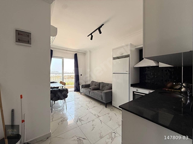 ALANYA OBADA KİRALIK EŞYALI SIFIR 1+1 AMERİKAN MUTFAK DAİRE - Görsel 9