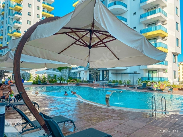 ALANYA/MAHMUTLAR FULL KOMPLEX 60M2 SATILIK 1+1 MUHTEŞEM RESİDANCE - Görsel 3